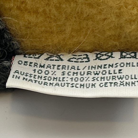 Wesenjak Tirol Austrian Boiled Wool Slippers Sz 34 - Picture 3 of 14